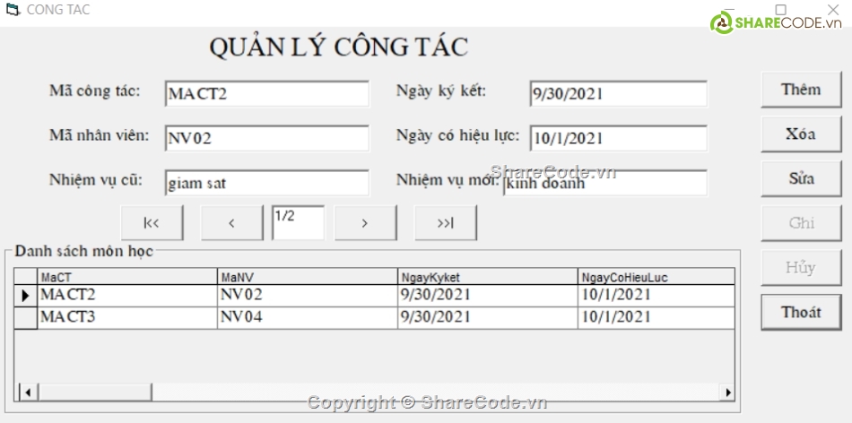 Source code web,code phần mềm,code Visual Basic 6.0,Quản lý nhân viên